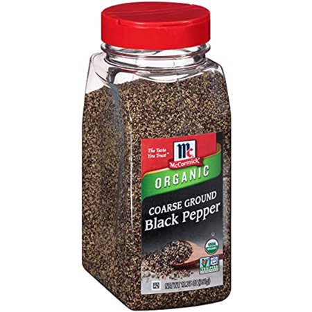 Mccormick Coarse Ground Black Pepper (Organic  Non-Gmo  Kosher)  12.75 Oz