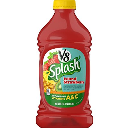 V8 Splash Juice  Island Strawberry  64 Oz