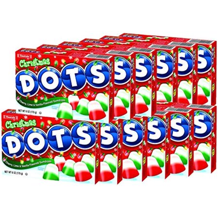 Tootsie Roll Industries Llc Christmas Dots Candy6oz Case of 12  Tootsie Roll Industries Llc