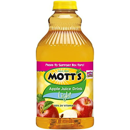 Motts Apple Juice Drink  Light  64 Oz