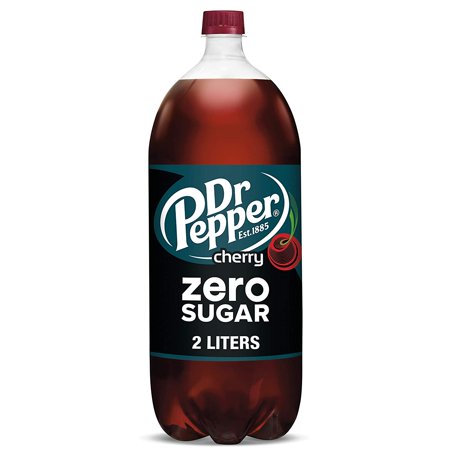 DR PEPPER Cherry Zero Sugar Soda  12 Fl Oz Cans  12 Pack