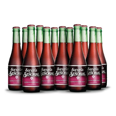 Jarritos Sangria Señorial Sparkling Non-Alcoholic Sangria 12/11.16 Fl. Oz. Glass Bottle Case (12-Pack)