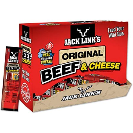 Jack Link’S Original Beef & Cheese Combo Pack  1.2 Oz.  Pack of 48 – Original 100% Beef Stick and Cheese Stick Made with Real Wisconsin Cheese - 7