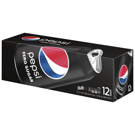 Pepsi Cola Zero Sugar Soda Pop  12oz  12 Pack Cans