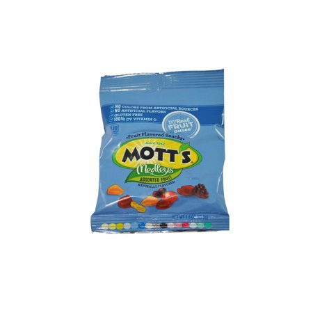 Motts Assorted Fruit Snacks  1.6 Ounce -- 144 per Case.