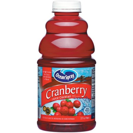 Ocean Spray Cranberry Juice Cocktail Drink  32-Ounce Bottles (Pack of 12)
