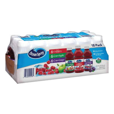 Ocean Spray Juice Drink Variety Pack (10oz / 18pk)