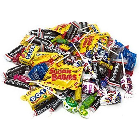 Carnival Candy Assortment - 3 Lbs - Tootsie Rolls  Lollipops  Fruit Chews  Sugar Babies and Daddys  Bubble Gum and Dots - Fruity and Chocolatey Bulk P