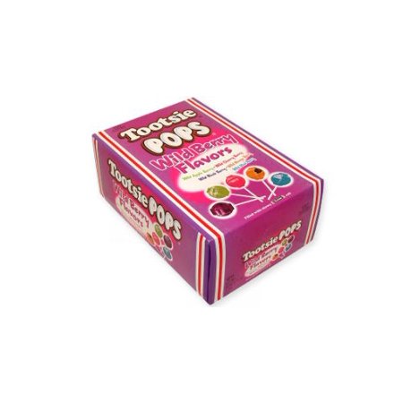 Tootsie Pops Wild Berry Flavors  100 Count Box