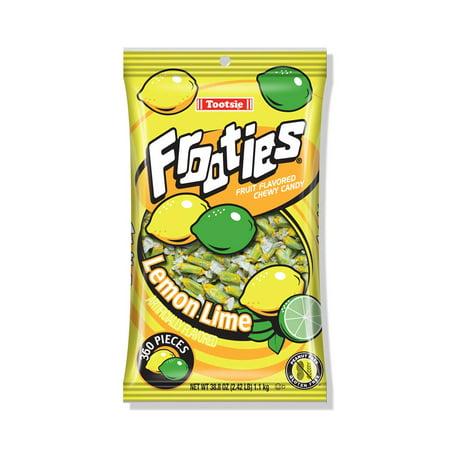 Lemon Lime Frooties - Tootsie Roll Chewy Candy - 360 Piece Count  38.8 Oz Bag