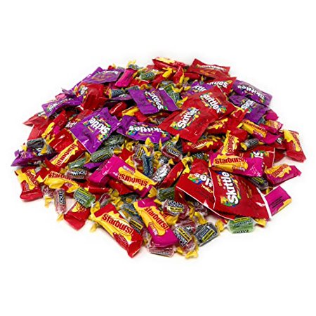 Assorted Bulk American Candy 6 Lbs Jolly Rancher Hard Candies and Skittles Original and Wild Berry Tootsie Rolls Juniors Tootsie Snack Bars Tootsie Mi