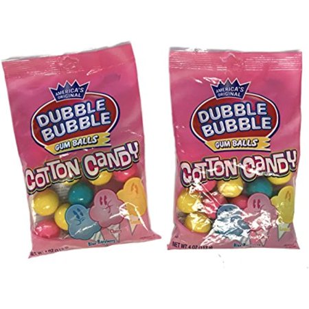 Dubble Bubble Cotton Candy Gum Balls 8 Oz