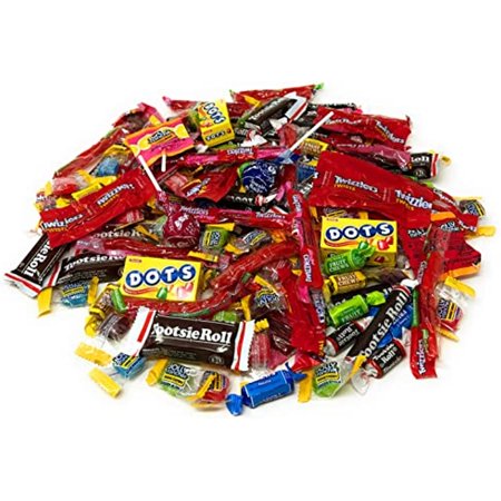 Fruity Candy Assortment - Twizzlers  Jolly Rancher  Dots  Fruit Chews  Tootsie Rolls and Pops - 3 Lbs - Gummy and Chocolate Party Mix Bulk Assortment 