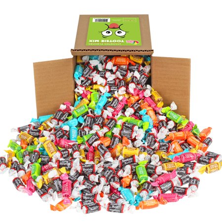 A Great Surprise Tootsie Taffy Mix - Tootsie Roll Mix - Fruit Chews Assorted Flavors - Bulk Candy- 4 LBS