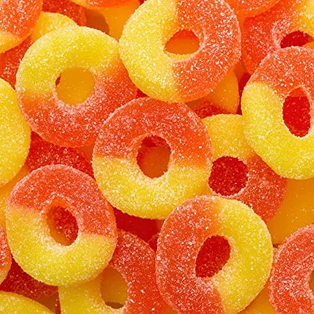 Gummy Candy (Peach Rings  4.4 Lbs)