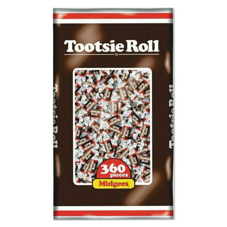 Tootsie Roll Midgees  Original  38.8 Oz Bag  360 Pieces  Each