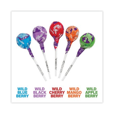 New Tootsie Roll Tootsie Pops  Assorted Wild Berry Flavors  0.6 Oz Lollipops  100/Box  Delivered in 1-4 Business Days Each