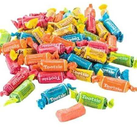Tootsie Fruit Chew Rolls Assorted Flavors Candy - 3 LB Bulk Bag