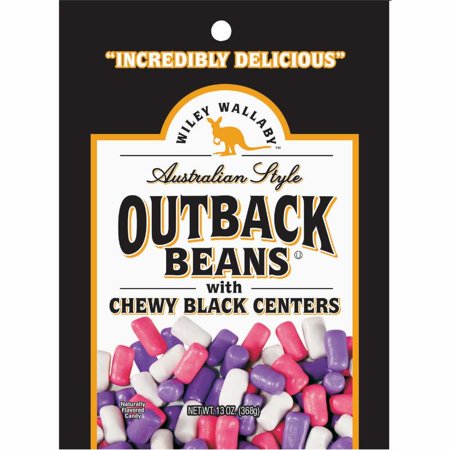 Wiley Wallaby Black Licorice 10 Oz. Outback Beans 114570 114570 970014