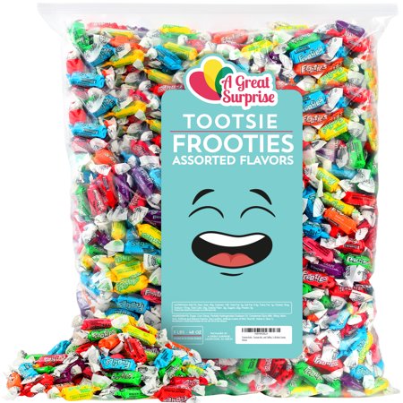 Tootsie Frooties - Taffy Candy - 3 Pounds - Bulk Fruit Chews - Fruity Roll Candies