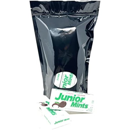 Junior Mints Dark Chocolate Covered Mint Cream Bites Premium Chocolate Collection Bulk Candy Favorites in Resealable Bag 12 Boxes (1.84 Oz Ea.) 1.38Lb
