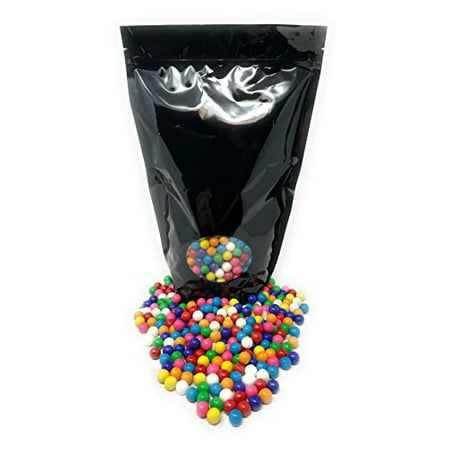 Dubble Bubble Assorted Fruit Bubblegum 8 Flavor Variety Mini Gumballs 3 Lbs American Candy Assorted Mix Bulk Value in Resealable Bag 0.5 Inches (48 Oz