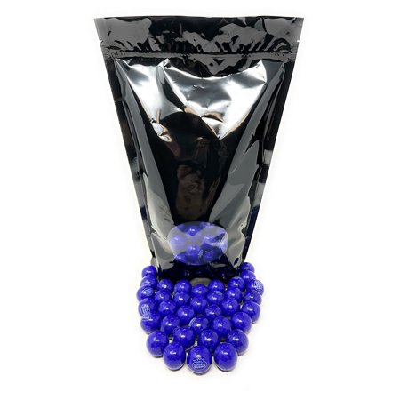 Dubble Bubble Grape Flavor Bubblegum Purple Colored Fruit Gumballs 3 Lbs American Candy Assorted Mix Bulk Value in Resealable Bag (48 Oz)