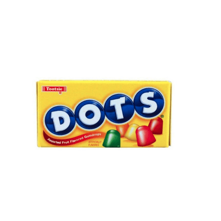 Dots Assorted Fruit Flavored Gumdrops - 6.5 Oz. Theater Box (Pack of 4)