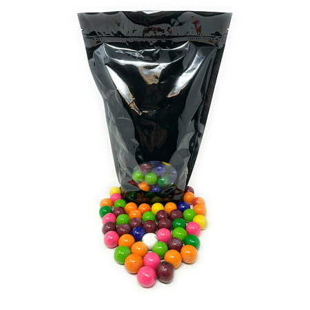 Dubble Bubble Assorted 10 Flavor Mix Fruit Flavored Bubblegum Gumballs 3 Lbs American Candy Bulk Value in Resealable Bag (48 Oz)