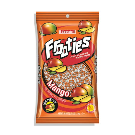 Mango Frooties - Tootsie Roll Chewy Candy - 360 Piece Count  38.8 Oz Bag