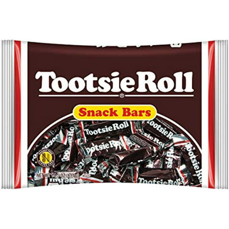Tootsie Roll Snack Bars  Individually Foil Wrapped  14.5 Oz Bag  14.5 Oz