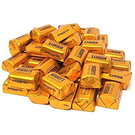 Hersheys Gold Nuggets Extra Creamy Milk Chocolate Covered Toffee & Almonds Candy  Bulk Pack of 5 Pounds