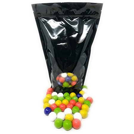 Dubble Bubble Tropical Fruit Flavor Bubblegum Gumballs 3 Lbs American Candy Assorted Mix Bulk Value in Resealable Bag (48 Oz)