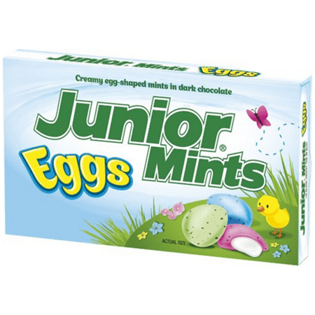 Junior Mints Easter Eggs Theater Box  3.5 Ounce Pack- 12 Count Case