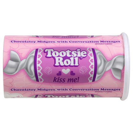 Valentine S Tootsie Roll Kiss Me Banks  4-oz. Packs - 2 Packs