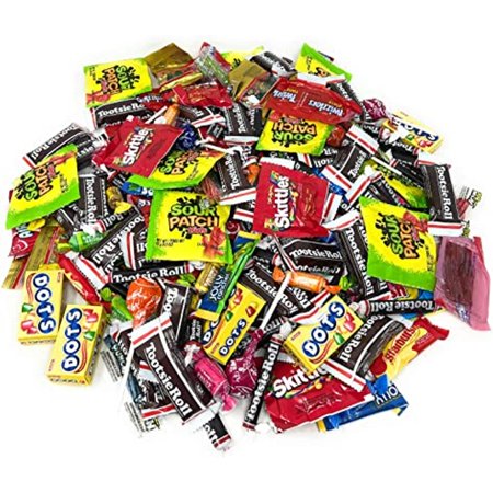 All American Classic Chocolate and Chewy Gummy Candy with Original Tootsie Rolls and Midgees Juniors Chews Snack Bars Individually Wrapped Variety Bul