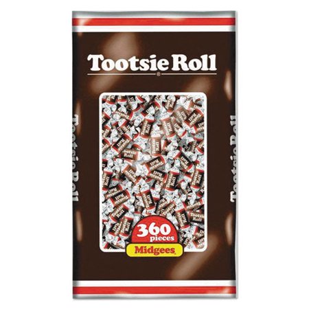 Tootsie Roll-1PK Midgees  Original  388 Oz Bag  360 Pieces