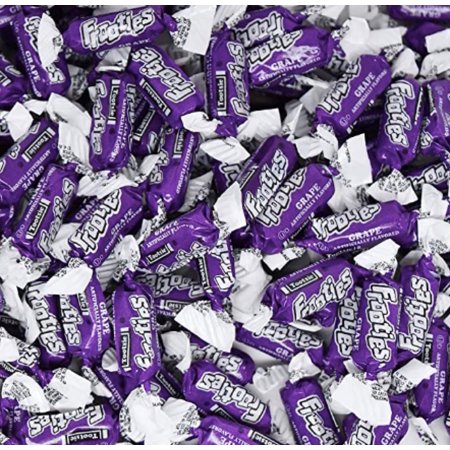Frooties Grape Individually Wrapped Bulk Chewy Purple Tootsie Roll Candy (3 Pound)