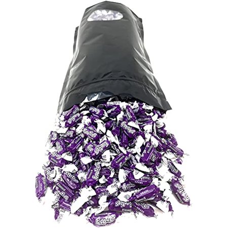 Bulk Grape Flavor Tootsie Roll Frooties Chewy Purple American Taffies Candy Individually Wrapped in Resealable Assortit Bag 5 Lb 735+Pcs (80-Oz) - Mad