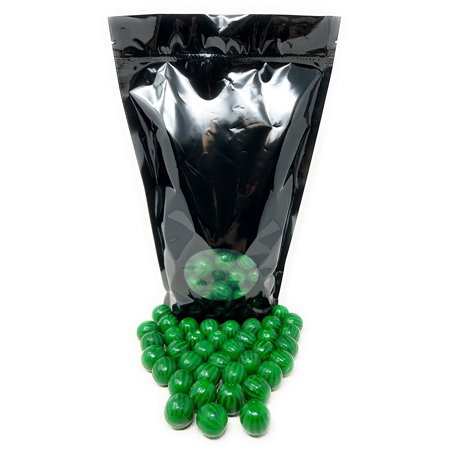 Dubble Bubble Watermelon Flavor Bubblegum Green Colored Gumballs 3 Lbs American Candy Assorted Mix Bulk Value in Resealable Bag (48 Oz)