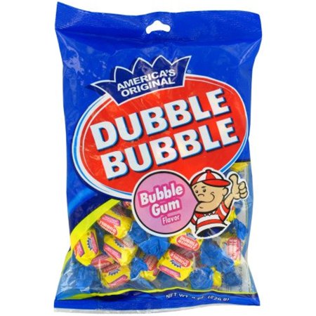 Double Bubble Bubble Gum Candy 4 Oz Bag