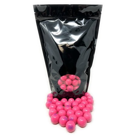 Dubble Bubble Original Classic Bubblegum Pink Colored Gumballs 3 Lbs American Candy Assorted Mix Bulk Value in Resealable Bag (48 Oz)
