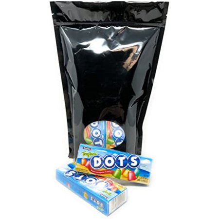 Tropical Dots Assorted Fruit Flavored Candy Gumdrops Funsize Box Bulk 2 Lbs Value Pack in Resealable Bag - 12 Count of 2.25 Oz Boxes