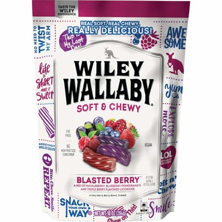 Wiley Wallaby Blasted Berry Liquorice 10 Oz. Candy 122962 122962 972520