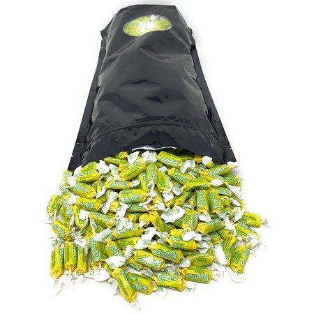 Lemon Lime Tootsie Roll Frooties- 5 Lb (80 Oz) 735+pcs Bulk Bag Individually Wrapped- Chewy Yellow Taffies
