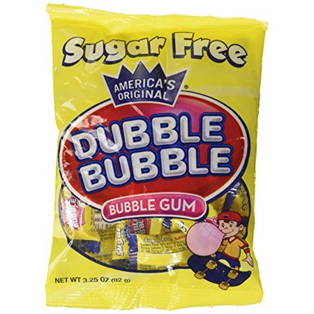 Dubble Bubble Sugar Free Gum - 3.25 Oz