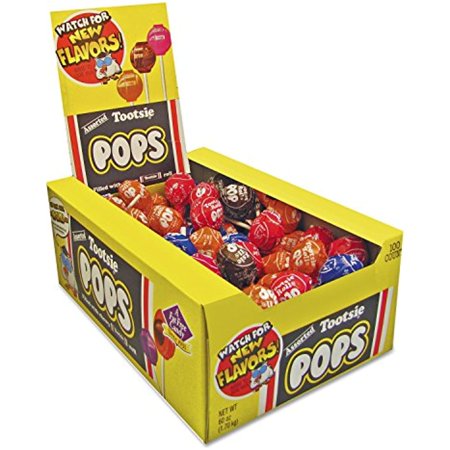 Tootsie Roll Pops  0.6 Oz  Assorted Flavors  100/Box (Too0508)