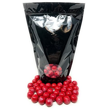 Dubble Bubble Very Cherry Fruit Flavored Bubblegum Red Colored Gumballs 3 Lbs American Candy Assorted Mix Bulk Value in Resealable Bag (48 Oz)