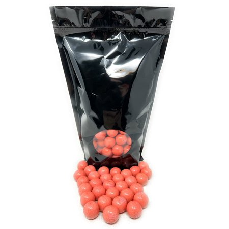 Dubble Bubble Strawberry Banana Flavor Bubblegum Pink Colored Desert Gumballs 3 Lbs American Candy Assorted Mix Bulk Value in Resealable Bag (48 Oz)