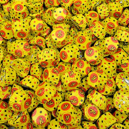 Reeses Stuffed with Pieces Milk Chocolate Peanut Butter Cups Miniatures Candy - Individually Wrapped - Bulk Pack (4 Pound)